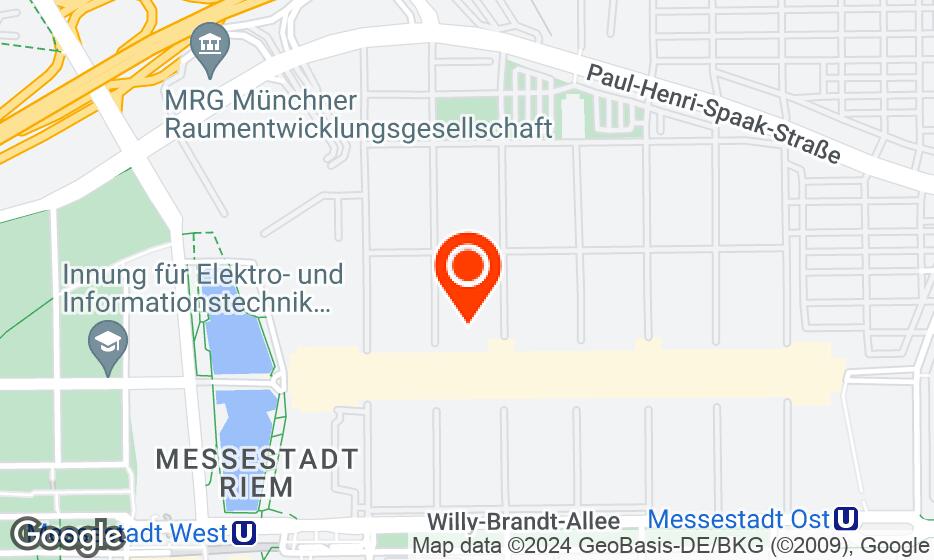 Messe Munich location map