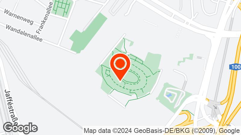 Map of Messe Berlin location