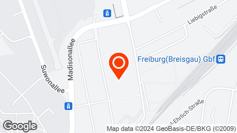 Map of Messe Freiburg location