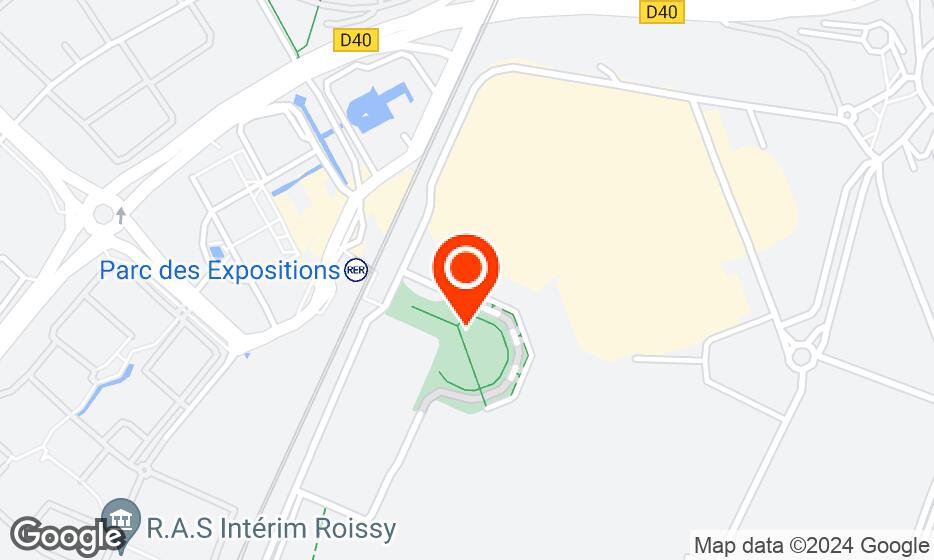 Map of Paris-Nord Villepinte Parc des Expositions