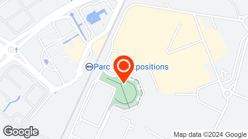 Map of Paris-Nord Villepinte Parc des Expositions location