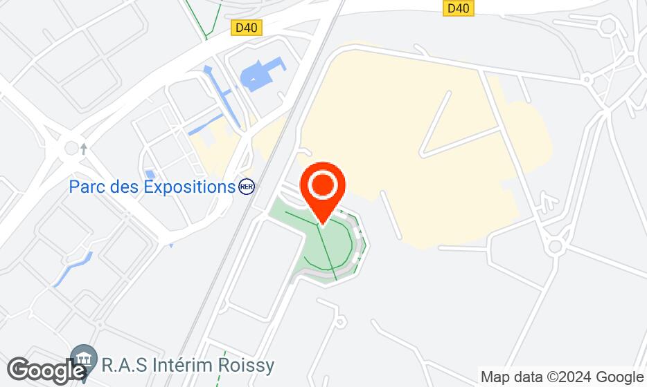 Map of Paris-Nord Villepinte Parc des Expositions