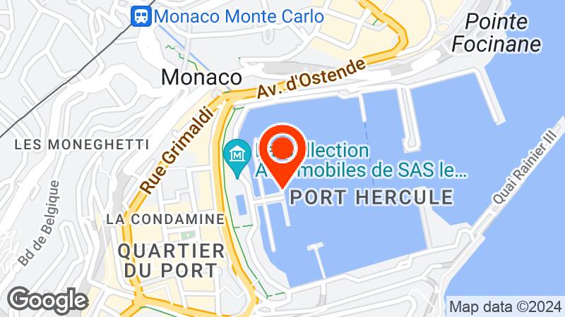Map of Port Hercule location
