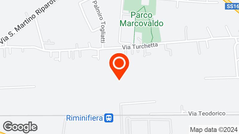 Map of Rimini Fiera location