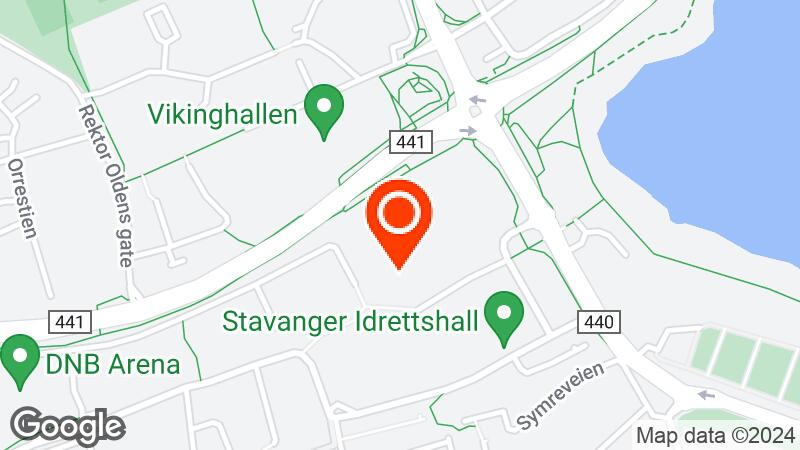 Map of Stavanger Forum location