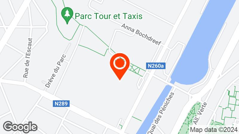 Map of Tour & Taxis location