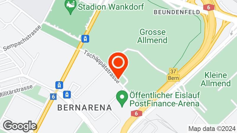 Map of BERNEXPO location