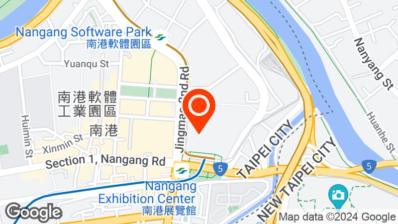 Map of Taipei World Trade Center Nangang Exhibition Hall location