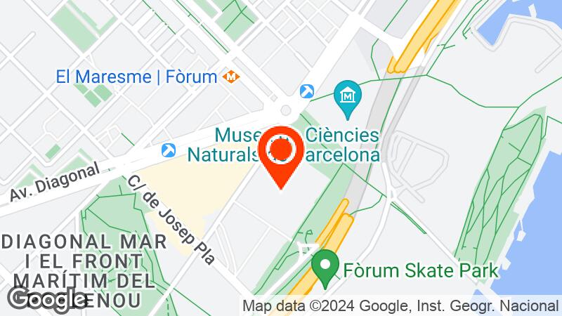 Map of Barcelona International Convention Centre - CCIB location