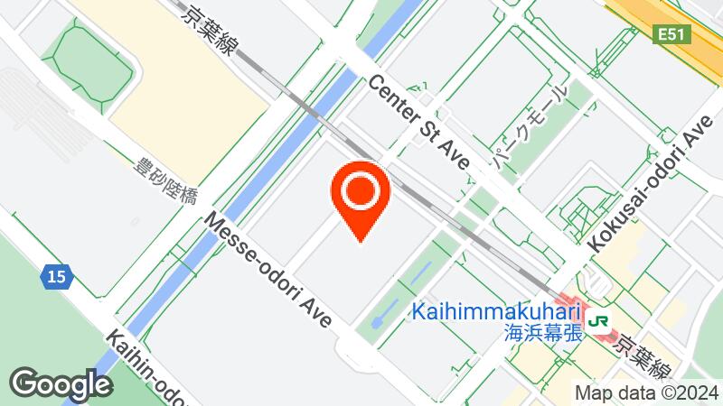 Map of Makuhari Messe location