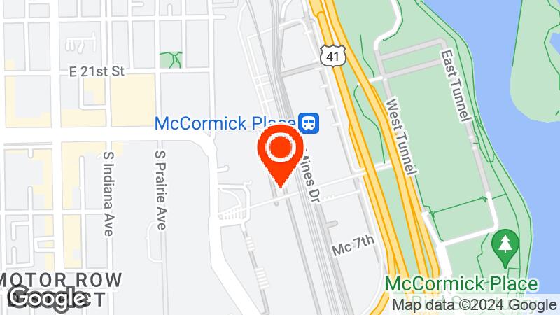 Map of McCormick Place location