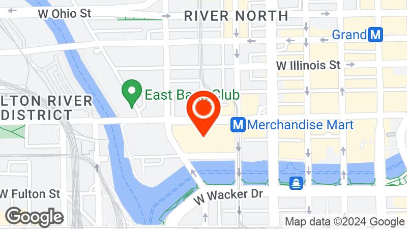 Map of Merchandise Mart Expocenter location