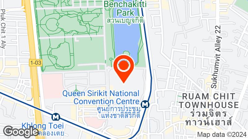 Map of Queen Sirikit National Convention Center location