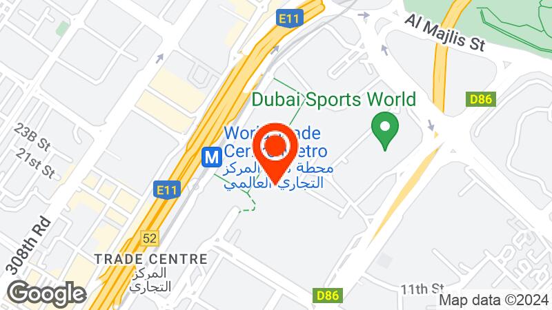 Map of Dubai International Convention & Exhibition Centre location