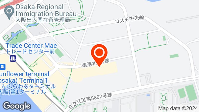 Map of INTEX Osaka location