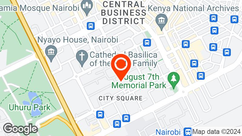 Map of Kenyatta International Convention Centre location