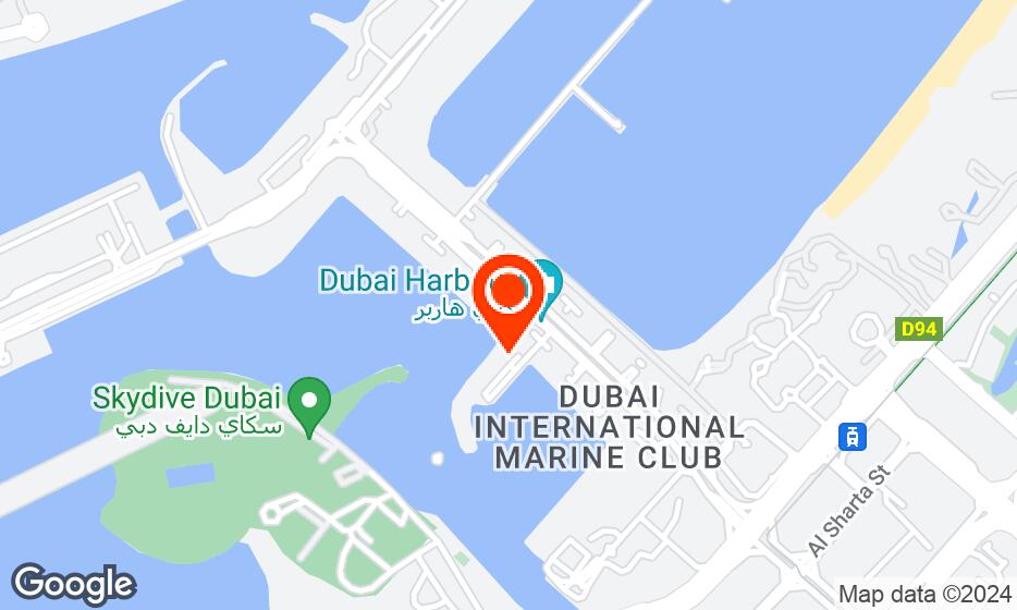 Map of Dubai Harbour