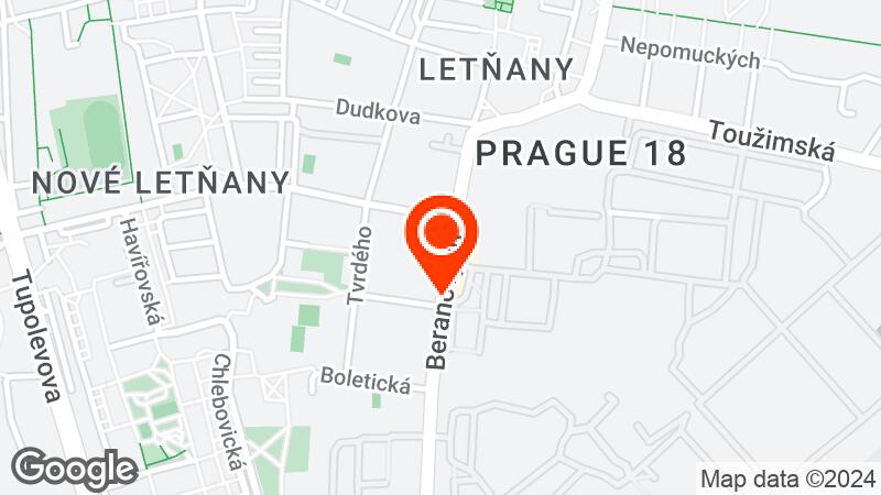 Map of PVA Expo Prague location
