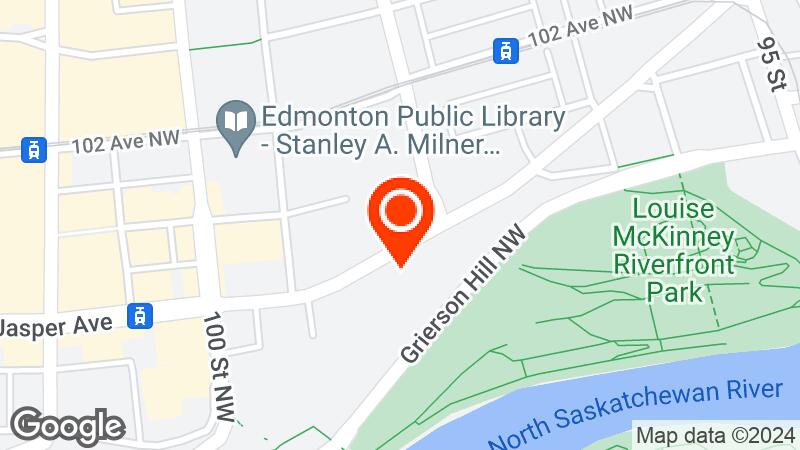 Map of Edmonton Convention Centre location