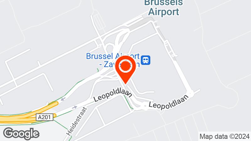 Map of Luchthaven Brussel Nationaal Aeroport Bruxelles location