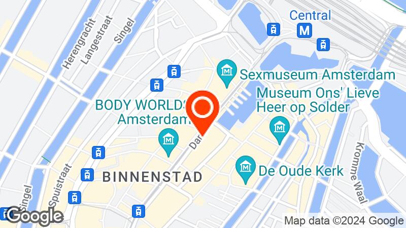 Map of Beurs van Berlage location