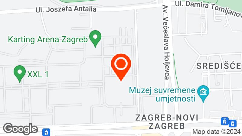 Map of ZAGREB FAIR ZAGREBAČKI VELESAJAM location