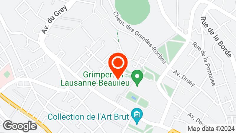 Map of beaulieu lausanne location