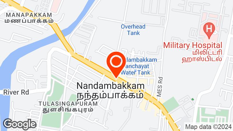 Map of Chennai Trade Center location