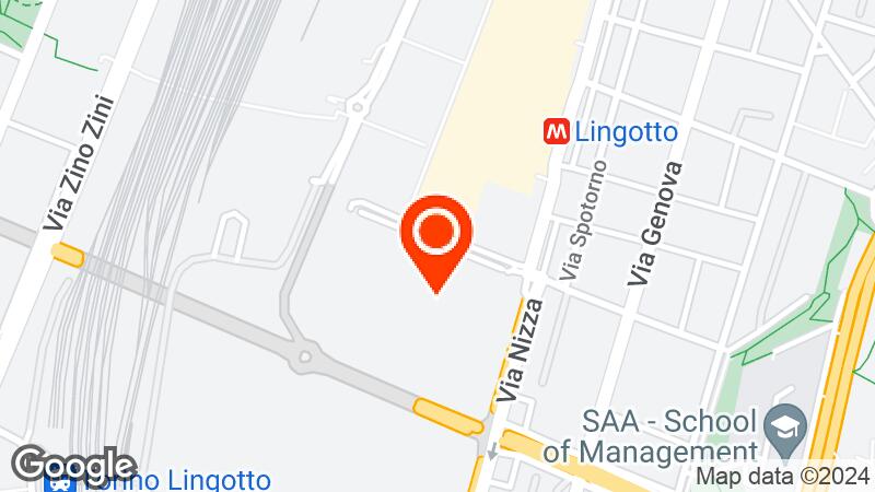 Map of Lingotto Fiere location