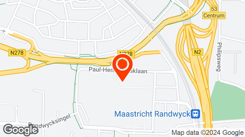 Map of Maastricht MECC location